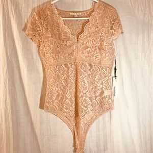 Lace V-Neck Bodysuit